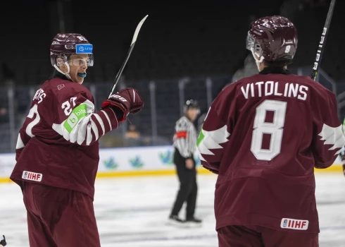 Klāvs Veinbergs un Raimonds Vītoliņš.