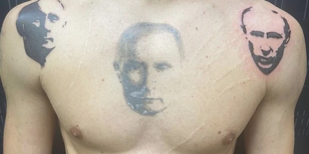 У танцовщика Сергея Полунина появились две новые татуировки с Путиным