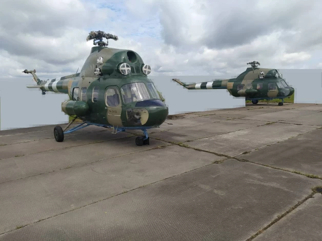 Ukrainas Gaisa spēkiem daļēji izjauktā veidā tika piegādāti divi helikopteri Mi-17 un divi Mi-2. 