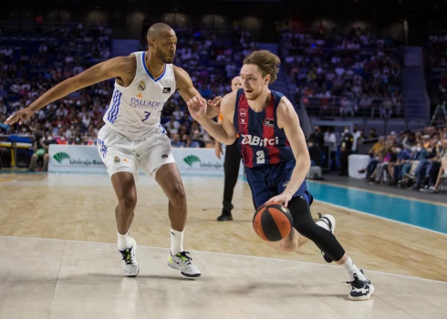 Vitorijas "Baskonia" uzbrucējs Sanders Raieste.