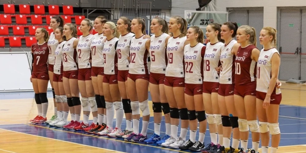 Latvijas sieviešu volejbola izlasei zaudējums pirmajā Eiropas čempionāta kvalifikācijas spēlē