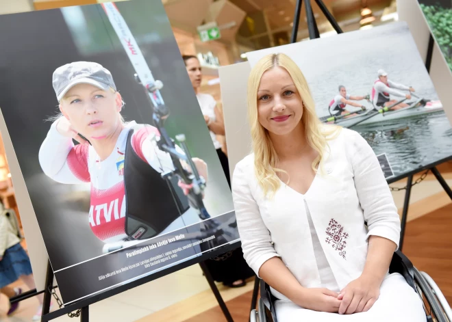 Paralimpiete Melle izcīna uzvaru Latvijas atklātajā čempionātā loka šaušanā