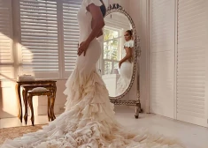 Dženiferai Lopesai kāzās bija trīs pēc pasūtījuma darinātas līgavas kleitas. FOTO