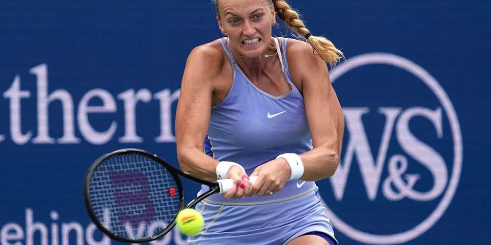 Pašlaik 32 gadus vecā Kvitova WTA rangā ieņem 21.pozīciju, bet savulaik bijusi pasaules otrā rakete.