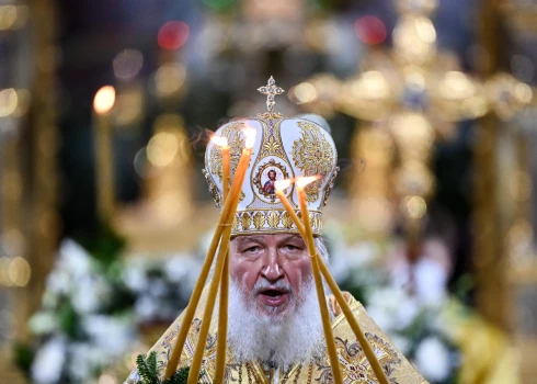 Krievijas pareizticīgo baznīcas patriarhs Kirils.