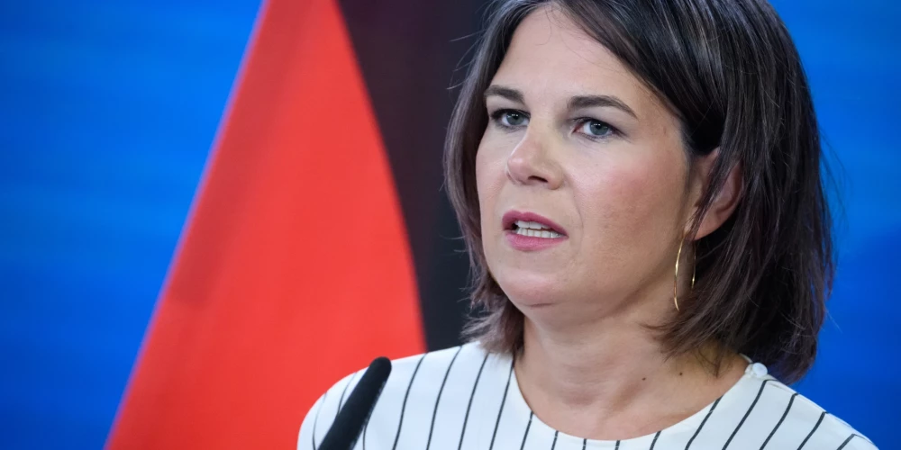Vācijas ārlietu ministre Annalēna Bērboka.