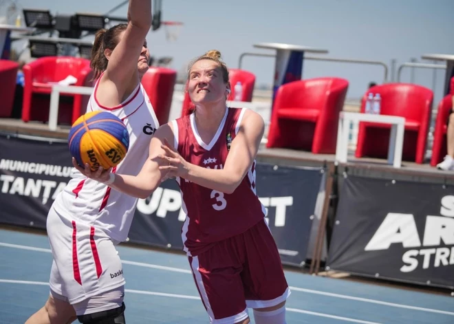 Latvijas 3x3 basketbolistes izcīna pirmo uzvaru Pasaules U-18 kausa sacensībās