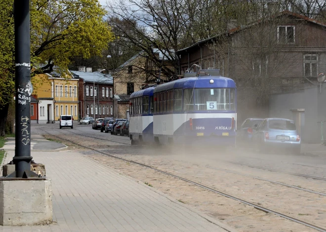 Svētdien atjaunos 5. tramvaja kustību maršrutā Iļģuciems - Mīlgrāvis