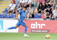 UEFA Konferences līgas spēle futbolā starp "RFS" un Ziemeļīrijas "Linfield" komandām "Skonto" stadionā.