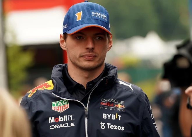 Verstapens ātrākais Beļģijas "Grand Prix" kvalifikācijā, taču soda dēļ startēs no pēdējās vietas