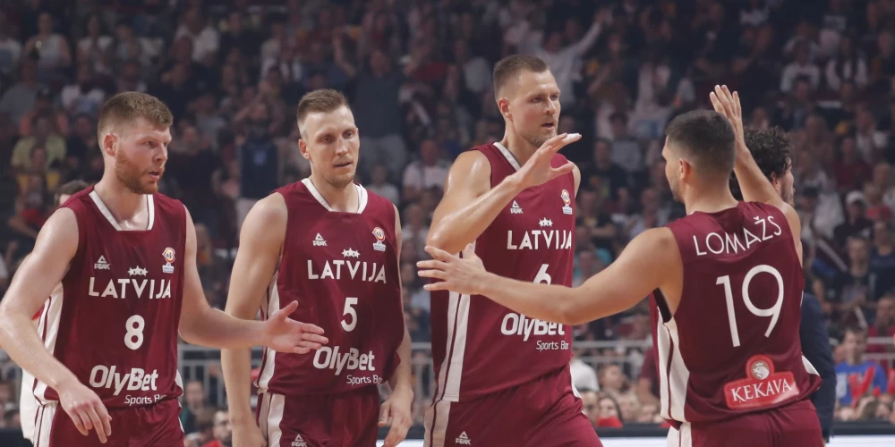 Latvijas basketbola izlase Pasaules kausa kvalifikācijas spēlē viesos pieveic Lielbritāniju