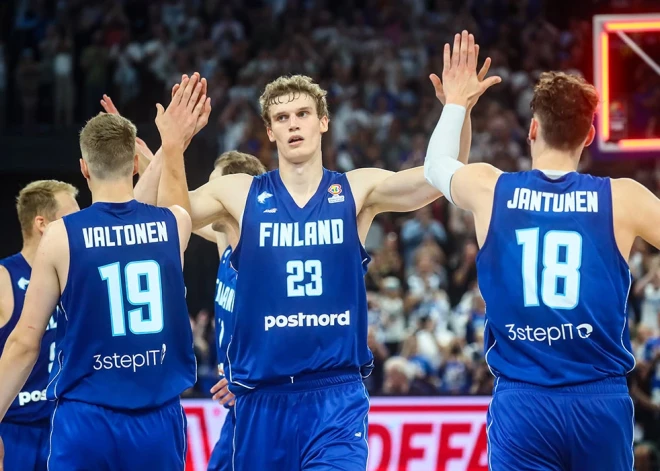 Somijas basketbola izlase jau nodrošinājusi vietu PK finālturnīrā; tam tuvu arī Vācija