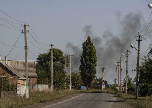 Ukrainas Doņeckas apgabala Bahmutas rajons 2022. gada 29. augustā.