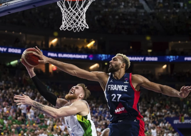 Lietuvai Eiropas basketbola čempionātā otrais zaudējums un pēdējā vieta grupā