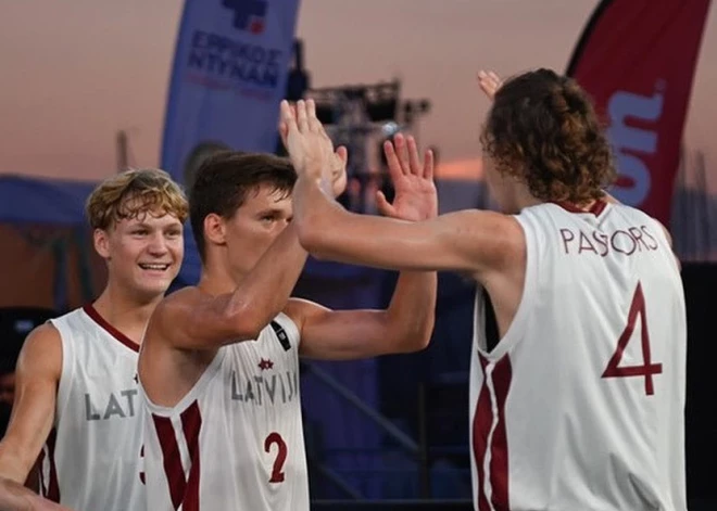 Latvijas 3x3 basketbolistiem Eiropas kausa finālturnīrā grupā viena uzvara divās spēlēs