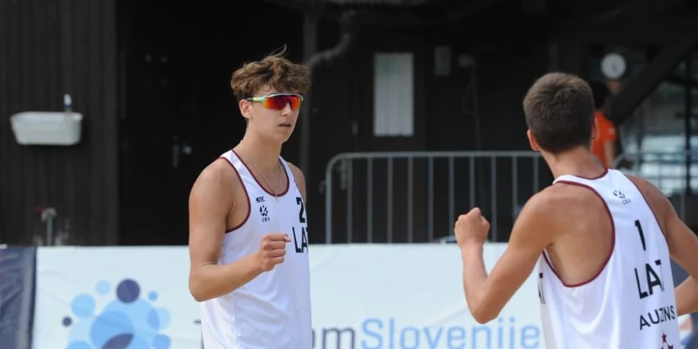 Fokerots/Auziņš izcīna zelta medaļas Eiropas U-18 čempionātā
