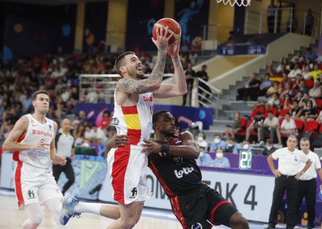 Beļģijas un Gruzijas basketbolisti Tbilisi apakšgrupā uzvar favorītus