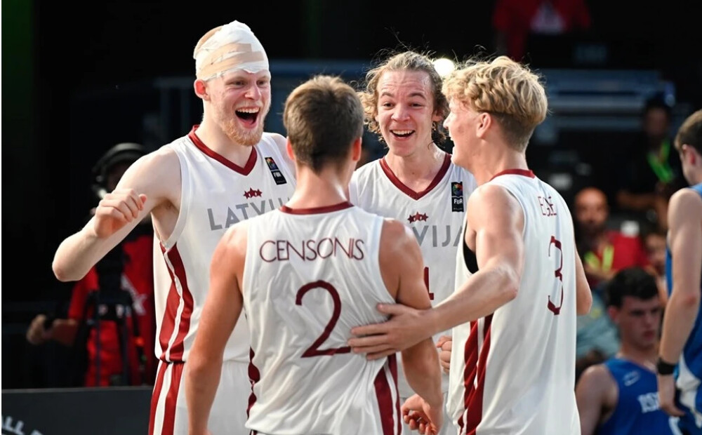 Latvijas 3x3 basketbolisti izcīna Eiropas U-17 čempionāta sudrabu