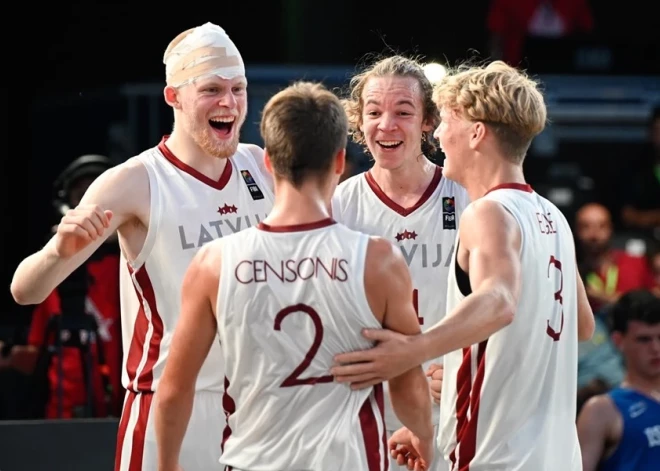 Latvijas 3x3 basketbolisti izcīna Eiropas U-17 čempionāta sudrabu