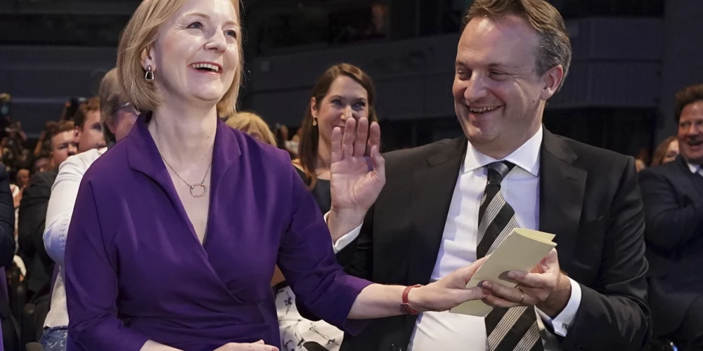 Liza Trasa ar savu vīru 2022. gada 5. septembrī. 