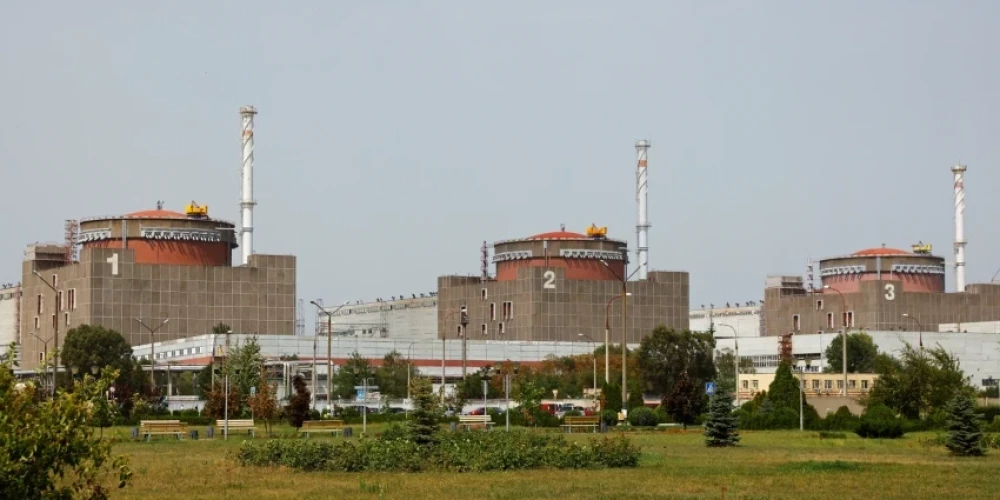 Ukrainas Zaporižjas atomelektrostacija. 