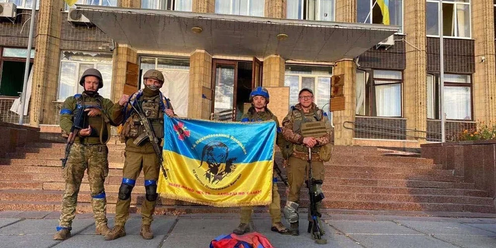 Ukrainas armija padzinusi okupantus un iegājusi stratēģiski svarīgajā Kupjanskā