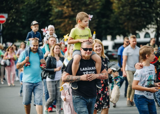 Tēva dienas gājiens un festivāls jau šo svētdien, 11. septembrī. Pasākuma programma