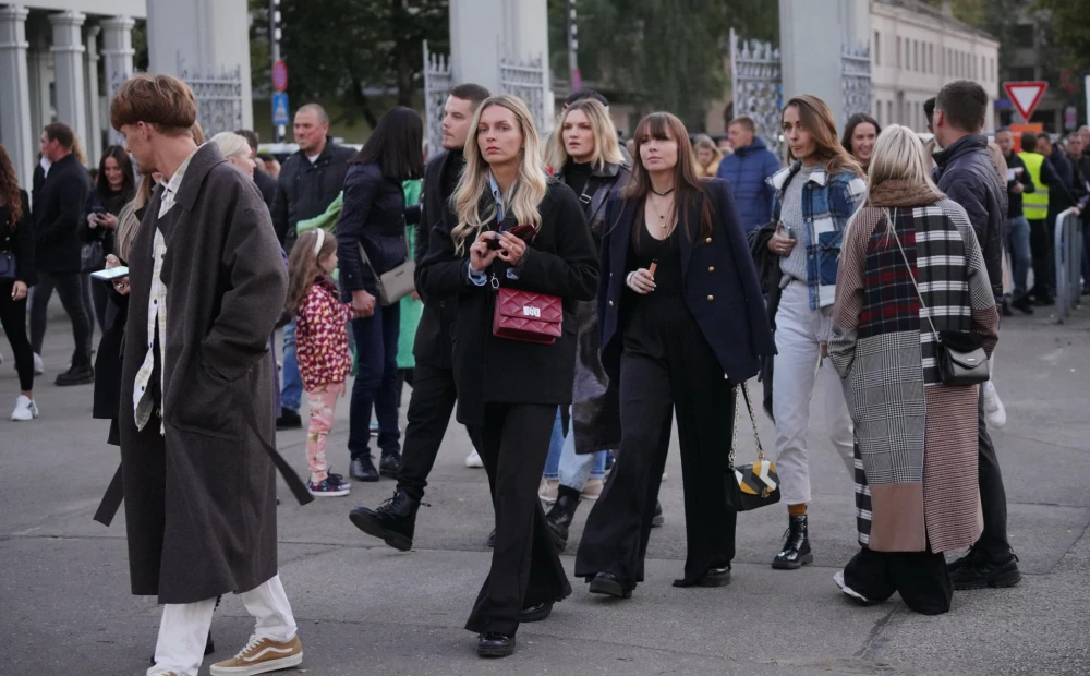 The crowd goes to get pleasure from a big Latvian songs live performance at the Daugava stadium – Photograph