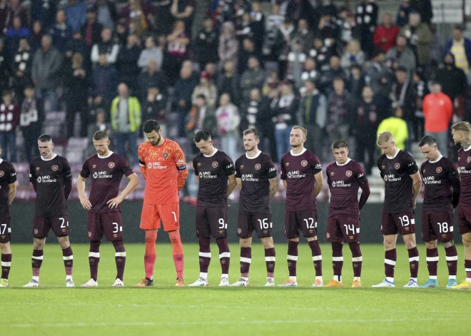 Rīgā ieradīsies vairāk nekā 1000 Skotijas futbola kluba "Hearts" līdzjutēju