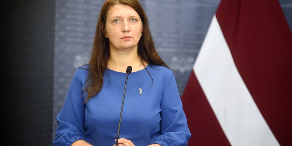 Latvijas izglītības un zinātnes darbinieku arodbiedrības priekšsēdētāja Inga Vanaga.