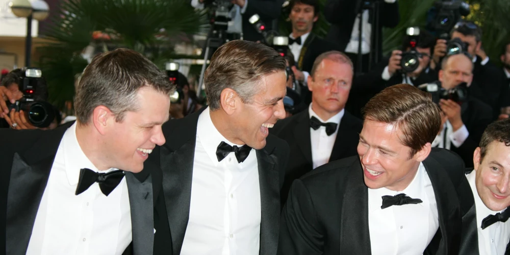   Брэд Питт, Джордж Клуни и Мэтт Дэймон снимутся в новом фильме "Четырнадцать друзей Оушена"