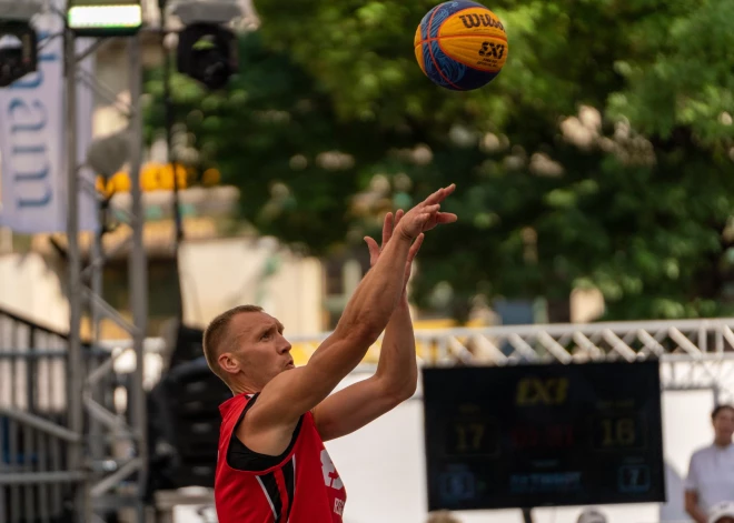 "Rīga" 3x3 basketbola komanda ar divām uzvarām sāk cīņu par ceļazīmi uz Pasaules tūres posmu Ūtrehtā