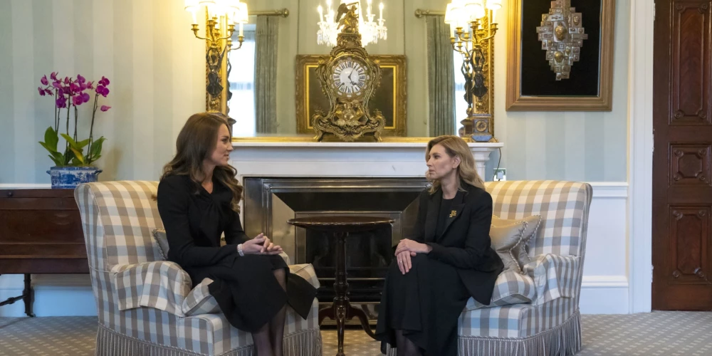 Olena Zelenska tikusies ar Velsas princesi Ketrīnu