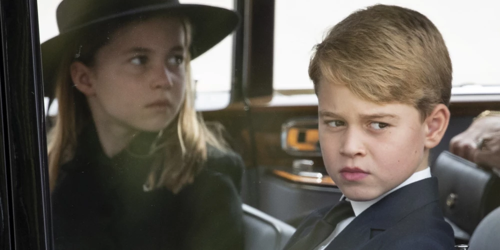 Шарлотта с братом Джорджем