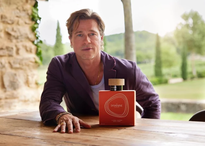 В своем шато, которое он делит с Юрием Шеффлером, Брэд Питт выпустил косметику из винограда