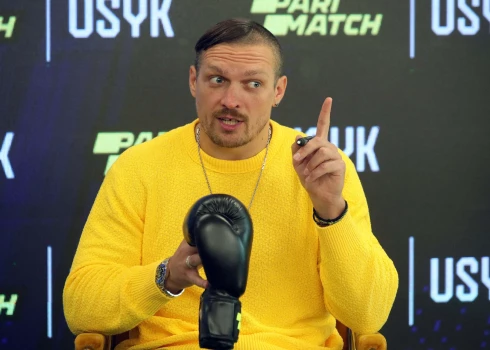 Viens no pasaules labākajiem smagsvaru bokseriem Oleksandrs Usiks.