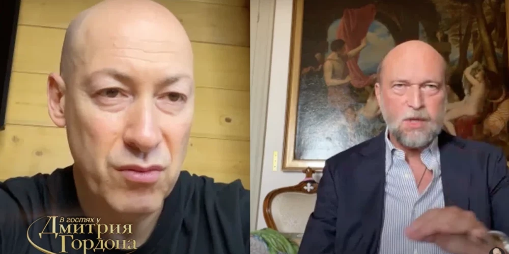 Дмитрий Гордон и Сергей Пугачев