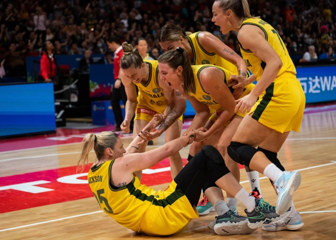 Austrālijas basketbolistes pārliecinoši izcīna Pasaules kausa bronzu