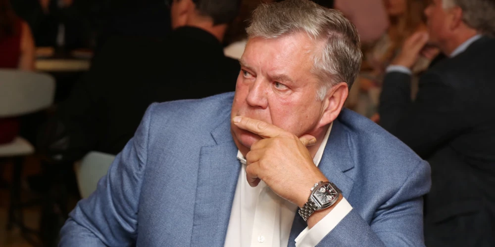 "Saskaņas" valdes priekšsēdētājs Jānis Urbanovičs.
