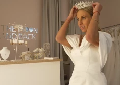 VIDEO: Olga Kambala piepilda sapni par karalienes cienīgu kāzu kleitu