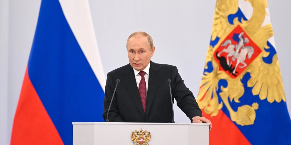Putins parakstījis likumu par okupēto Ukrainas teritoriju aneksiju