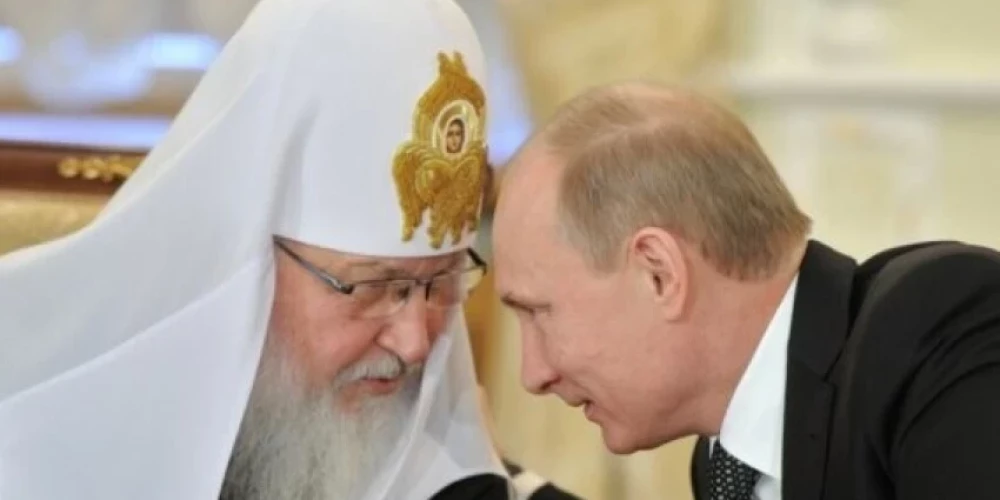 Патриарх Московский и всея Руси Кирилл и Владимир Путин (Фото: AFP/Scanpix)