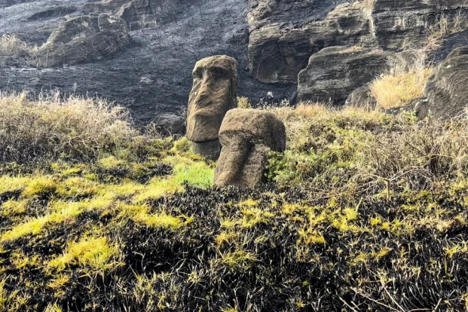 Liesmas skārušas vēl nezināmu skaitu statuju