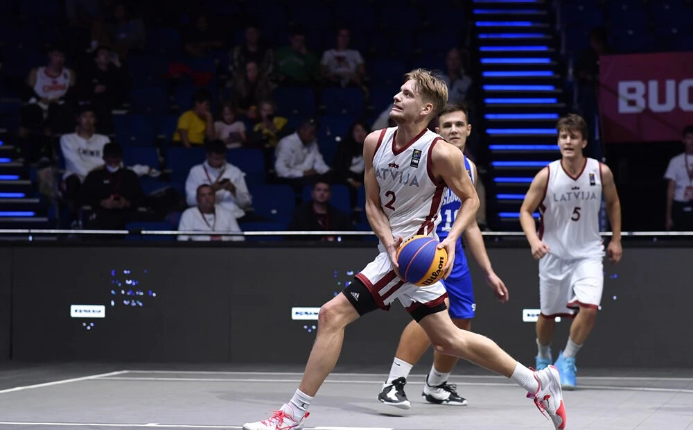 Latvijas 3x3 basketbolisti uzvar grupā un iekļūst U-23 Pasaules kausa ceturtdaļfinālā