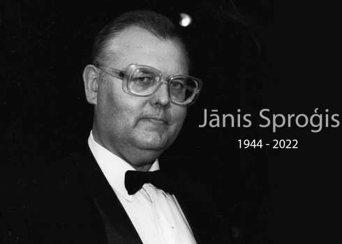 Jānis Sproģis  (1944 - 2022).