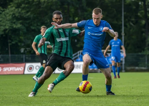 RFS un "Auda" svētdien "Skonto" stadionā cīnījās neizšķirti 1:1 (0:1).