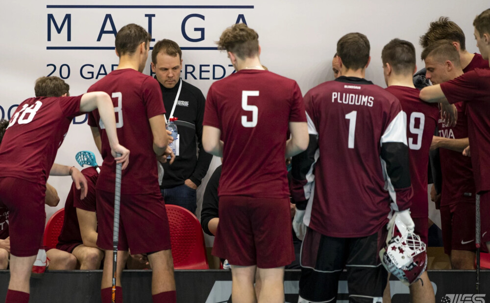 Nosaukts Latvijas vīriešu florbola izlases sastāvs pasaules čempionātam 
