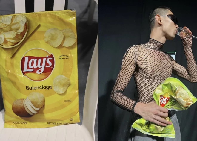 Сумка за 1800$ в виде пакета чипсов Lays