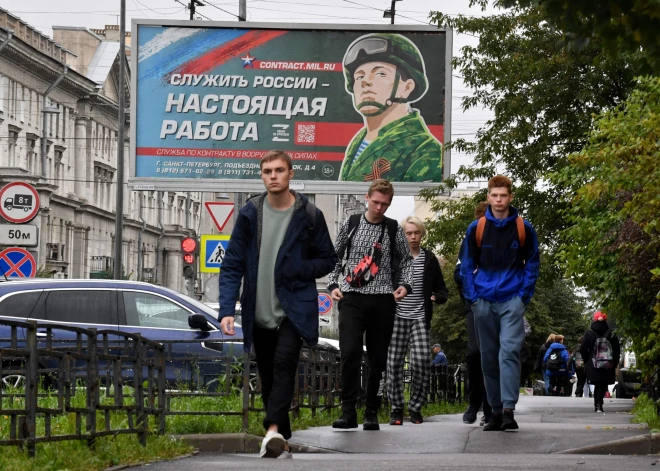 Maskavā karā iesaucamos vaktē pie tirdzniecības centra un metro stacijām