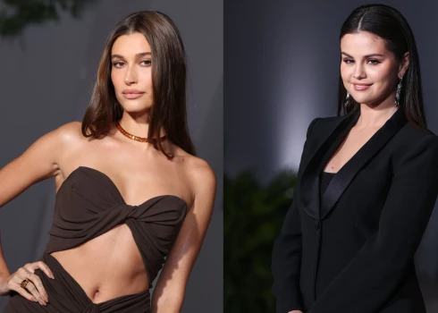 Selēna Gomesa un Heilija Bībere “Academy Museum Gala 2022” pasākumā